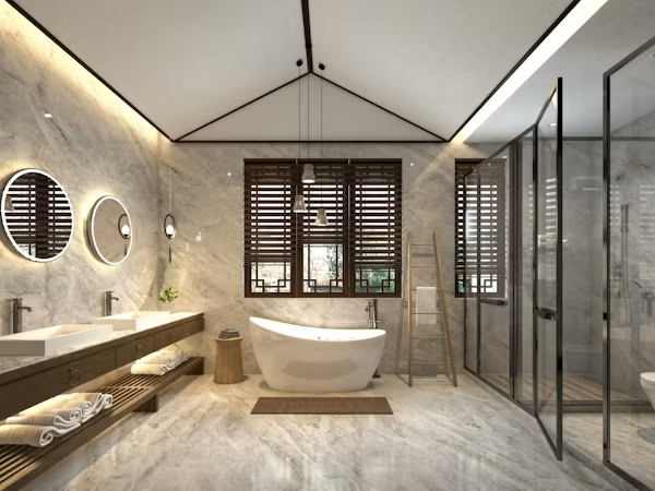 Bathroom interior design renovation Faridabad Delhi NCR Elegant Decors