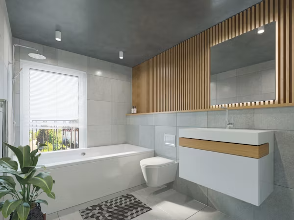 Premium bathroom tile design Faridabad