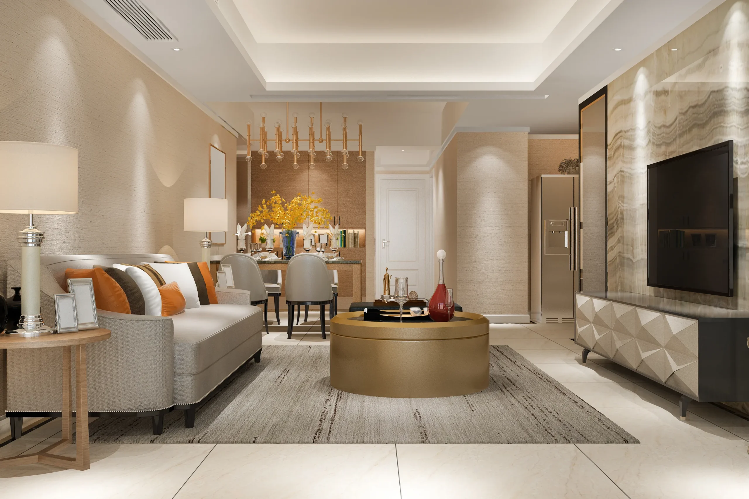 Modern Living Room · Faridabad