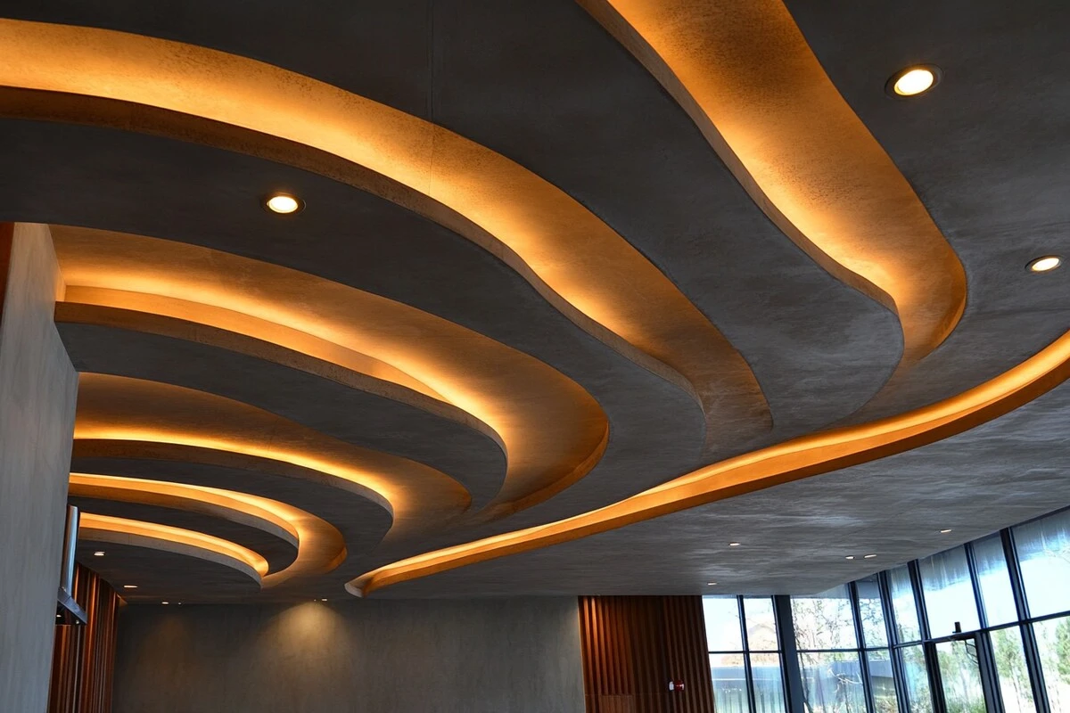 Gypsum false ceiling living room design Faridabad