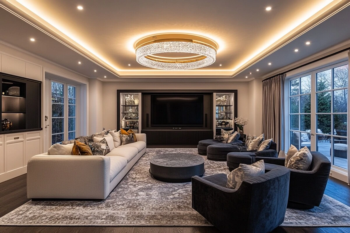 False ceiling lighting design Faridabad Delhi NCR Elegant Decors