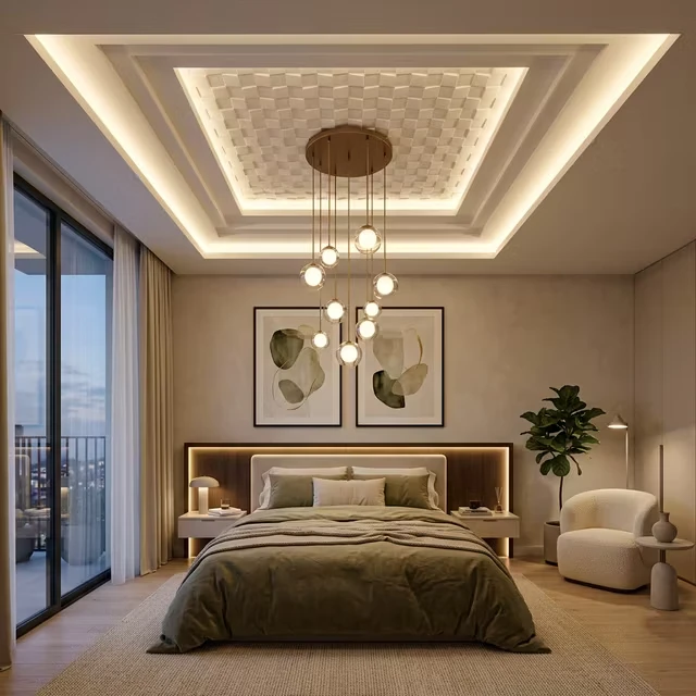 Gypsum false ceiling living room Faridabad