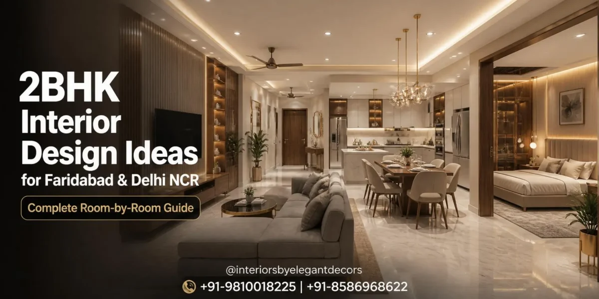 Premium luxury 2BHK apartment interior