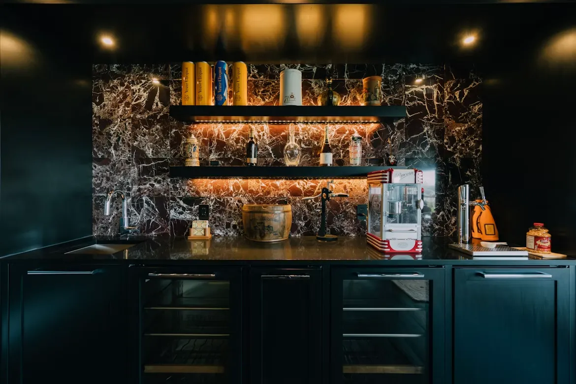 Luxury bar wall design Gurgaon Noida