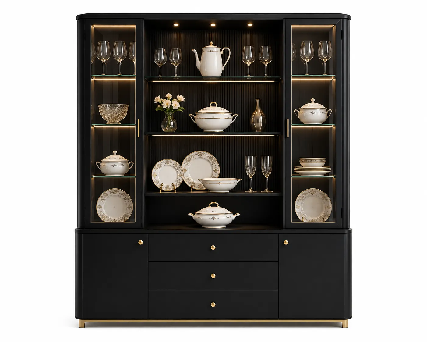 Dining room display unit buffet design Delhi NCR