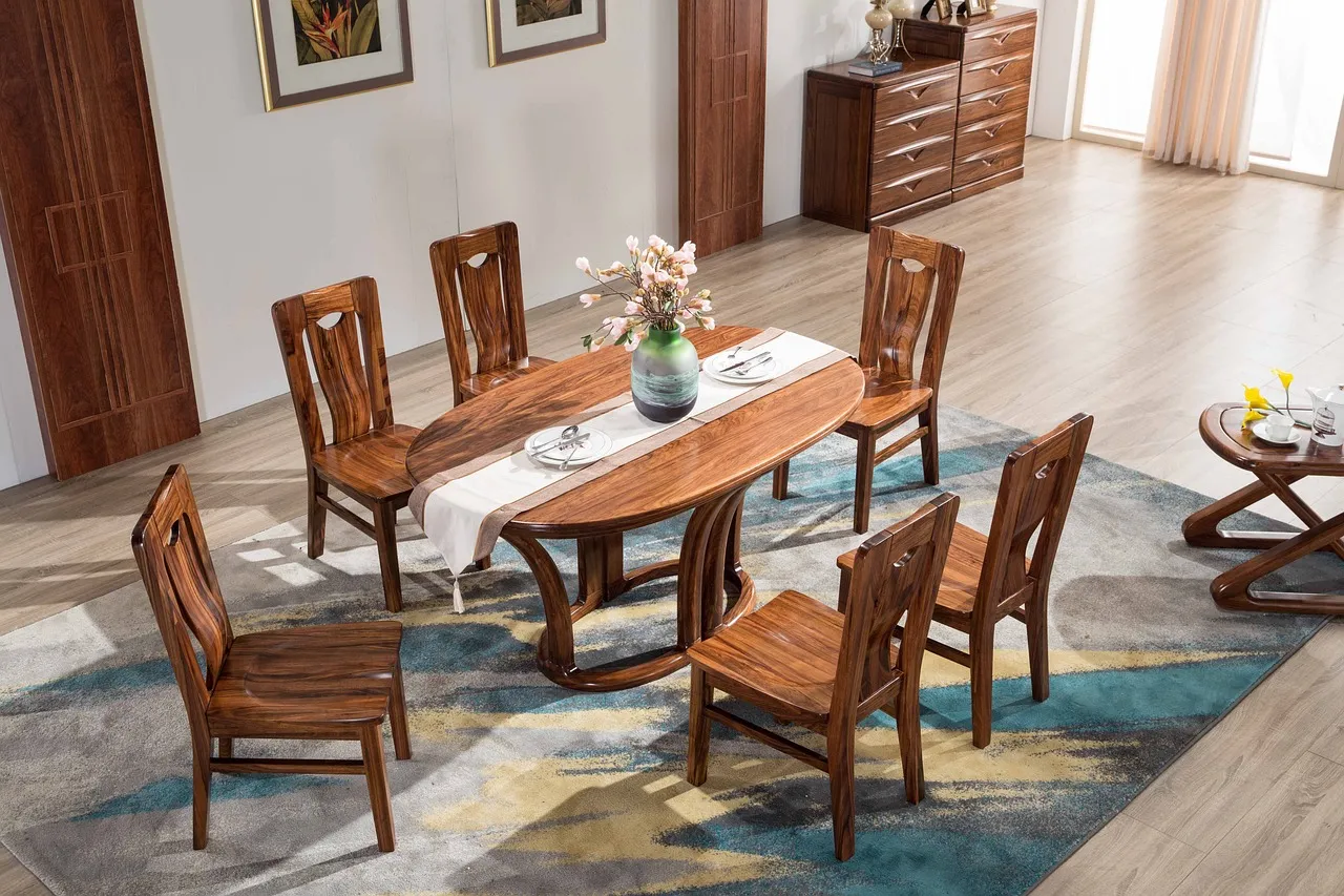 Custom dining table chairs design Faridabad Delhi NCR Elegant Decors