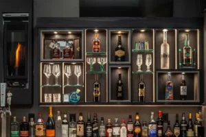 Bar cabinets and home bar design