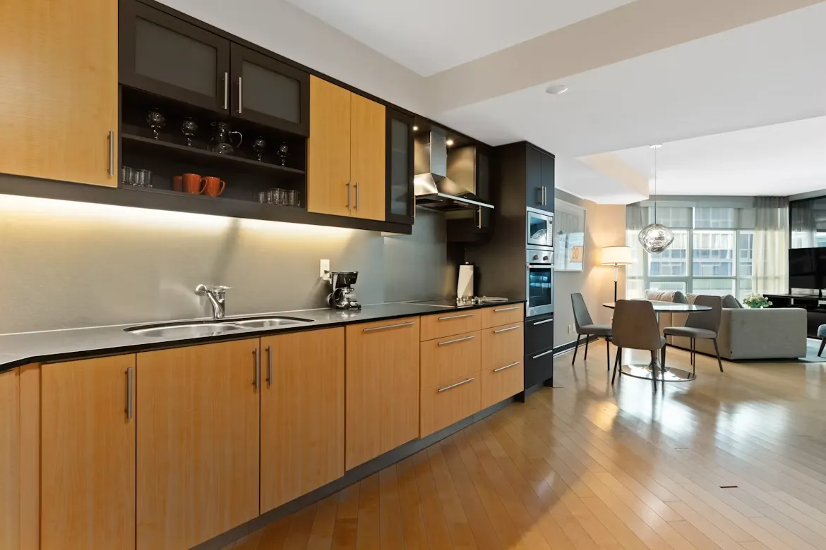 Quartz granite kitchen countertop design Faridabad Delhi NCR Elegant Decors