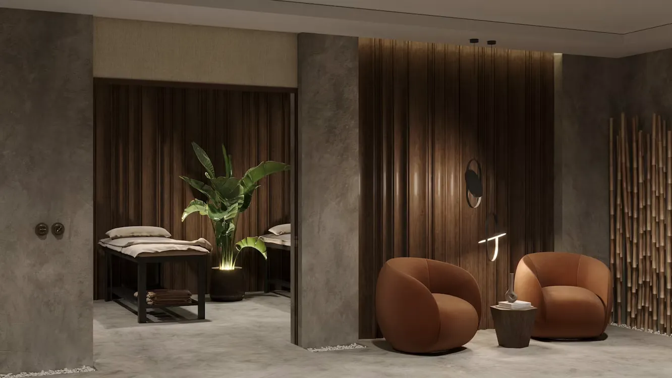 Day spa massage treatment room design