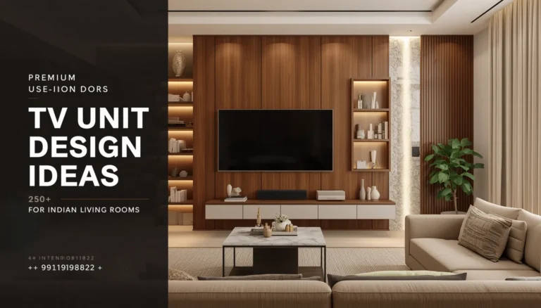 TV Unit Design Ideas for Indian Living Rooms — 250+ Wall Design Ideas