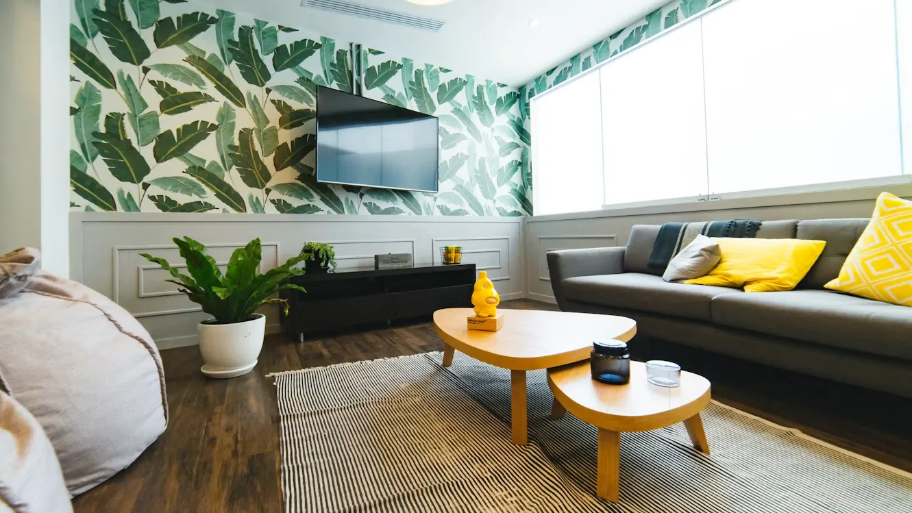 Wallpaper wall covering installation Faridabad Delhi NCR Elegant Decors