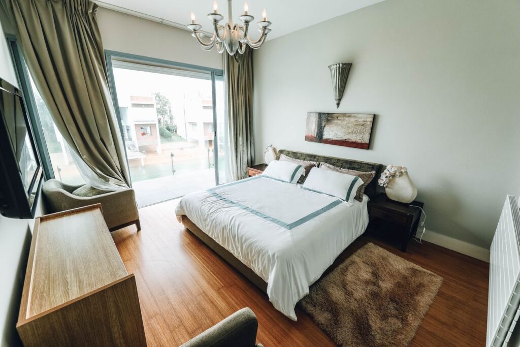 Luxury bedroom interior design furniture set