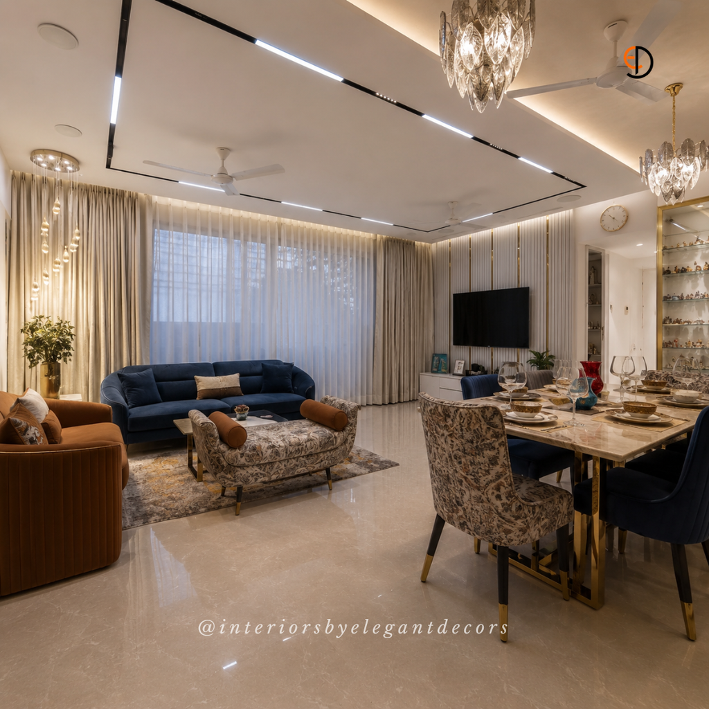 Living room interior detail by Elegant Decors