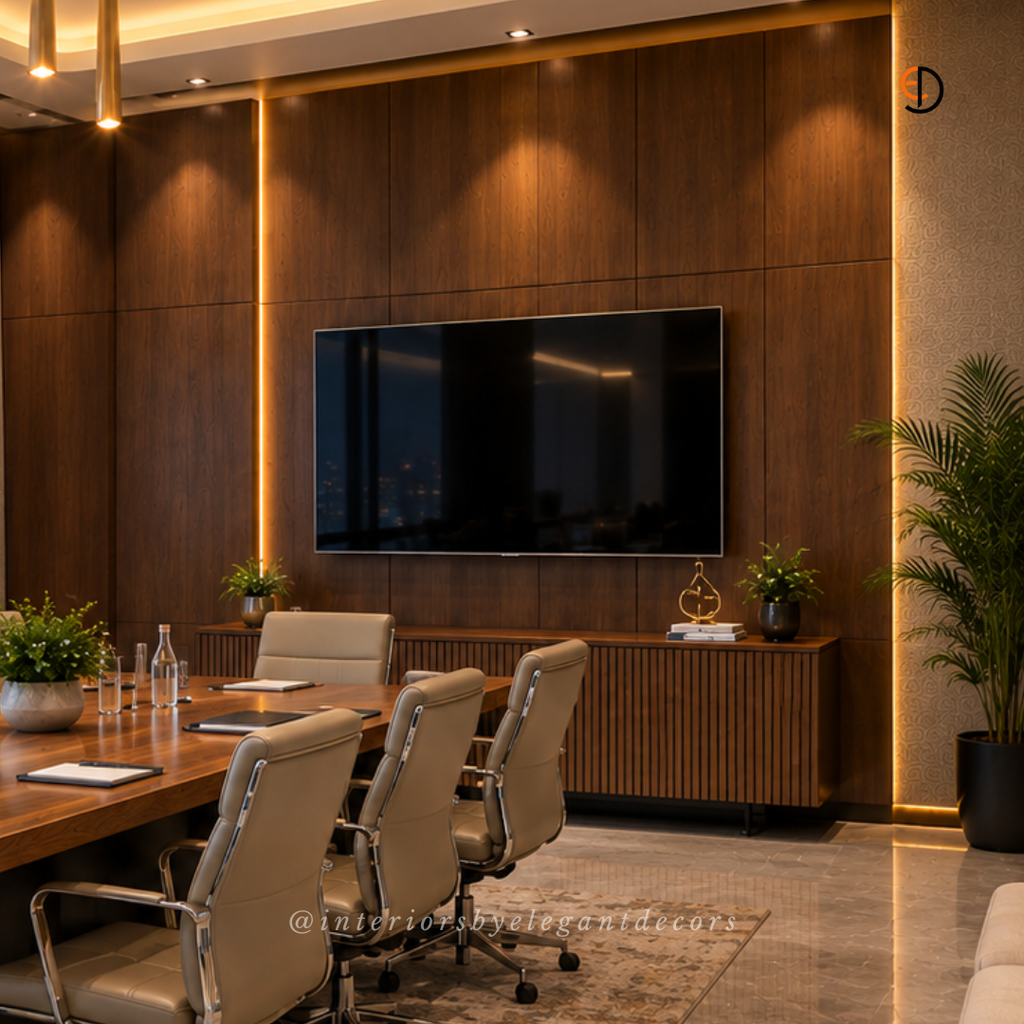 Office meeting room interior by Elegant Decors