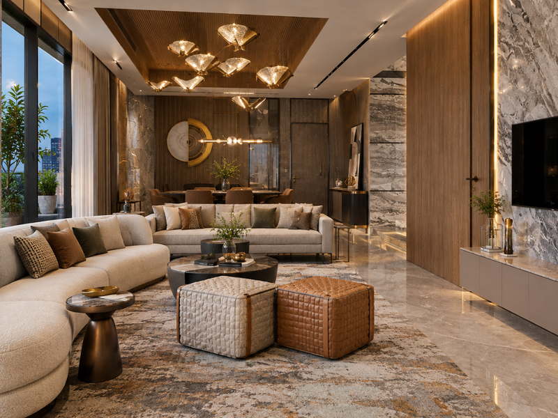 Living Area Interior Design