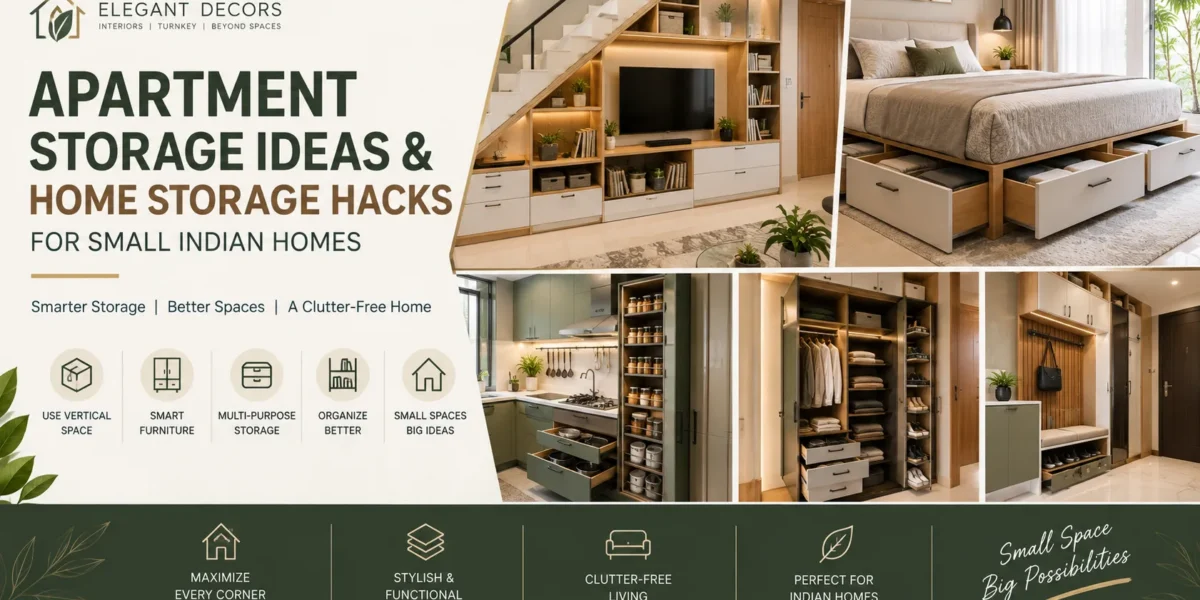 Apartment Storage Ideas & Home Storage Hacks for Small Indian Homes