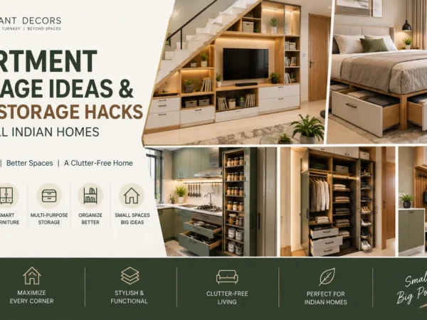 Apartment Storage Ideas & Home Storage Hacks for Small Indian Homes