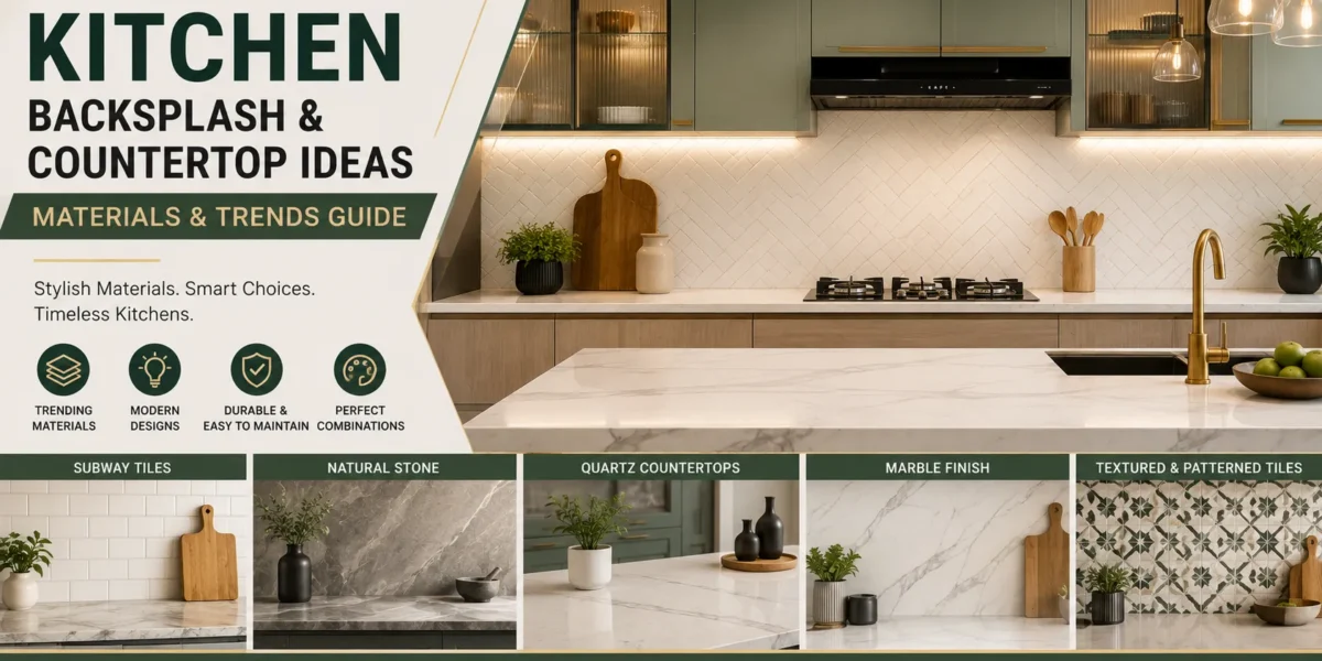 Kitchen Backsplash & Countertop Ideas