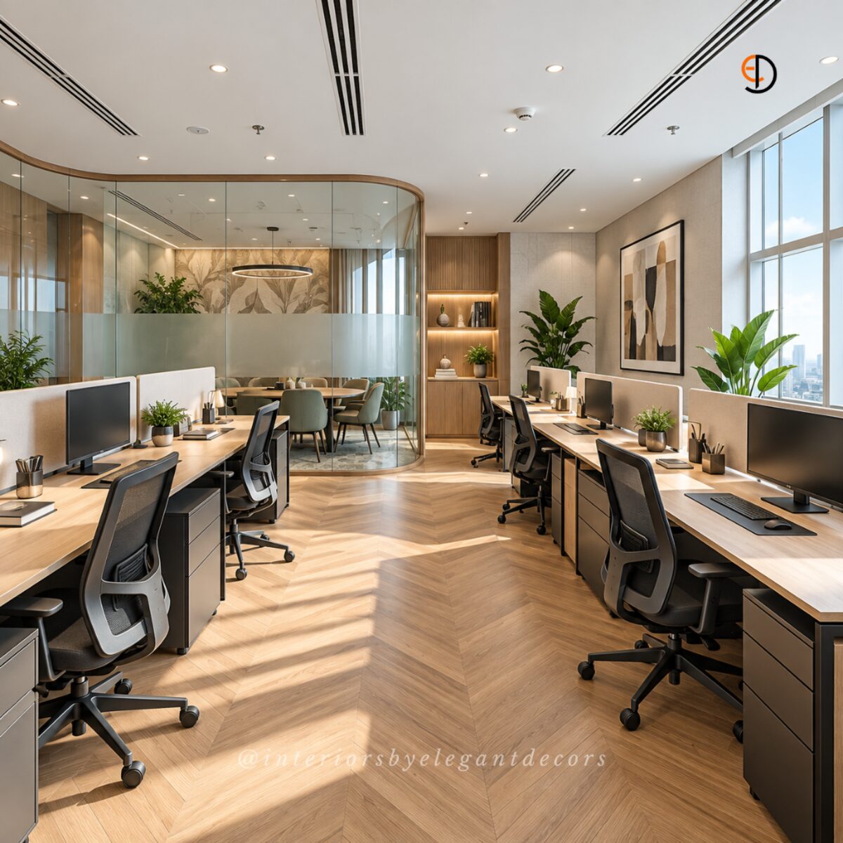 Office open workstations Elegant Decors