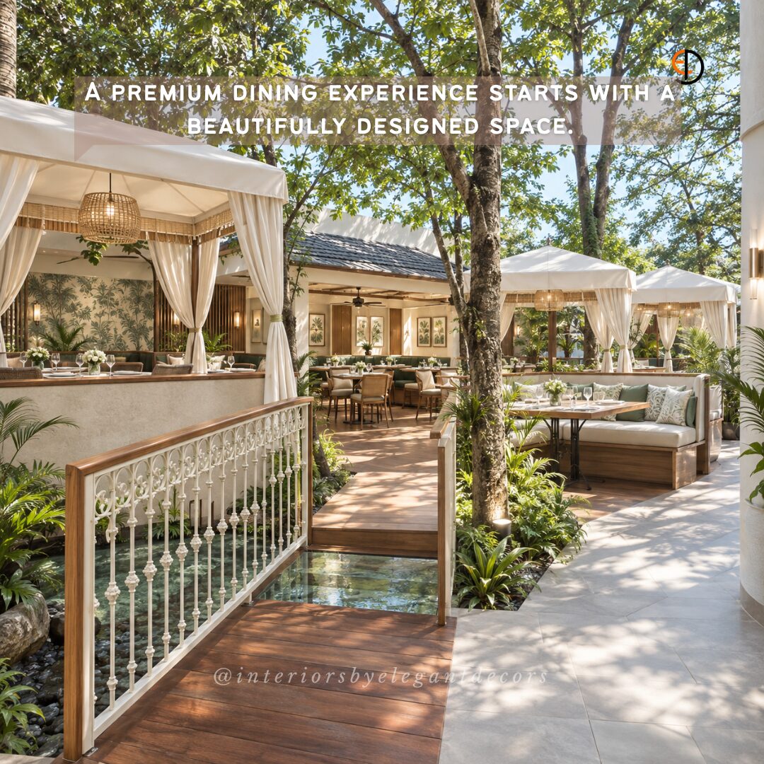 Garden dining pavilion Elegant Decors
