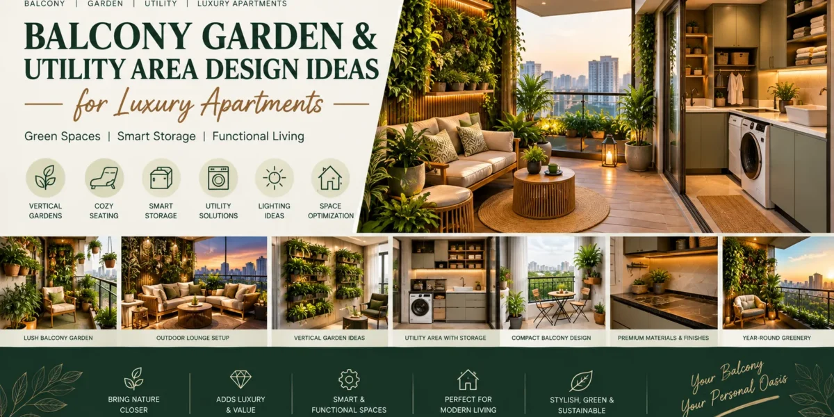 Balcony Garden & Utility Area Design Ideas