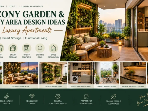 Balcony Garden & Utility Area Design Ideas
