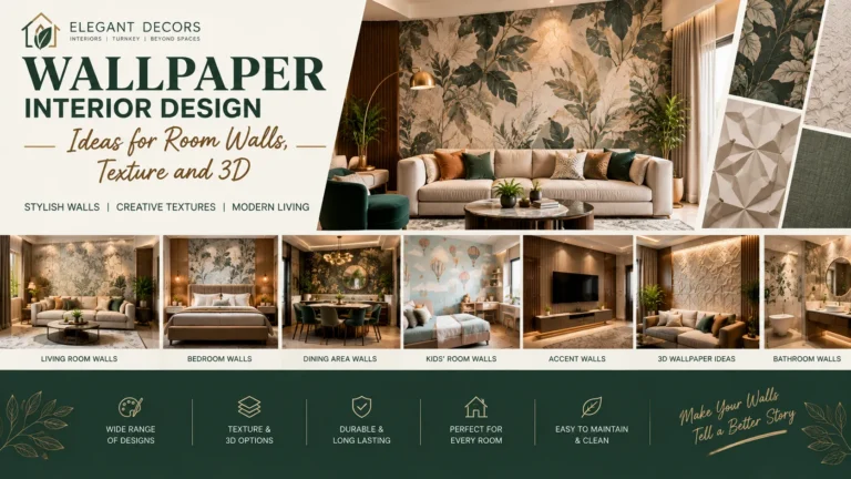 872+ Wallpaper Interior Design: Ideas for Room Walls, Texture and 3D